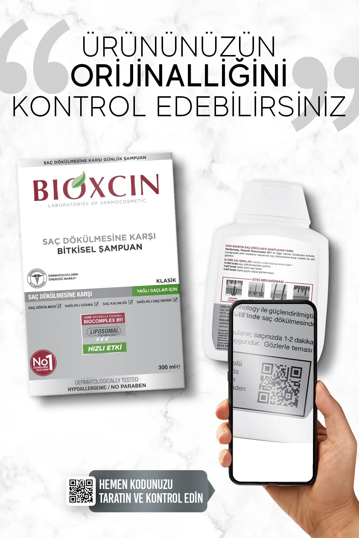 BIOXCIN Genesis Şampuan 300 ml - Yağlı Saçlar - 4