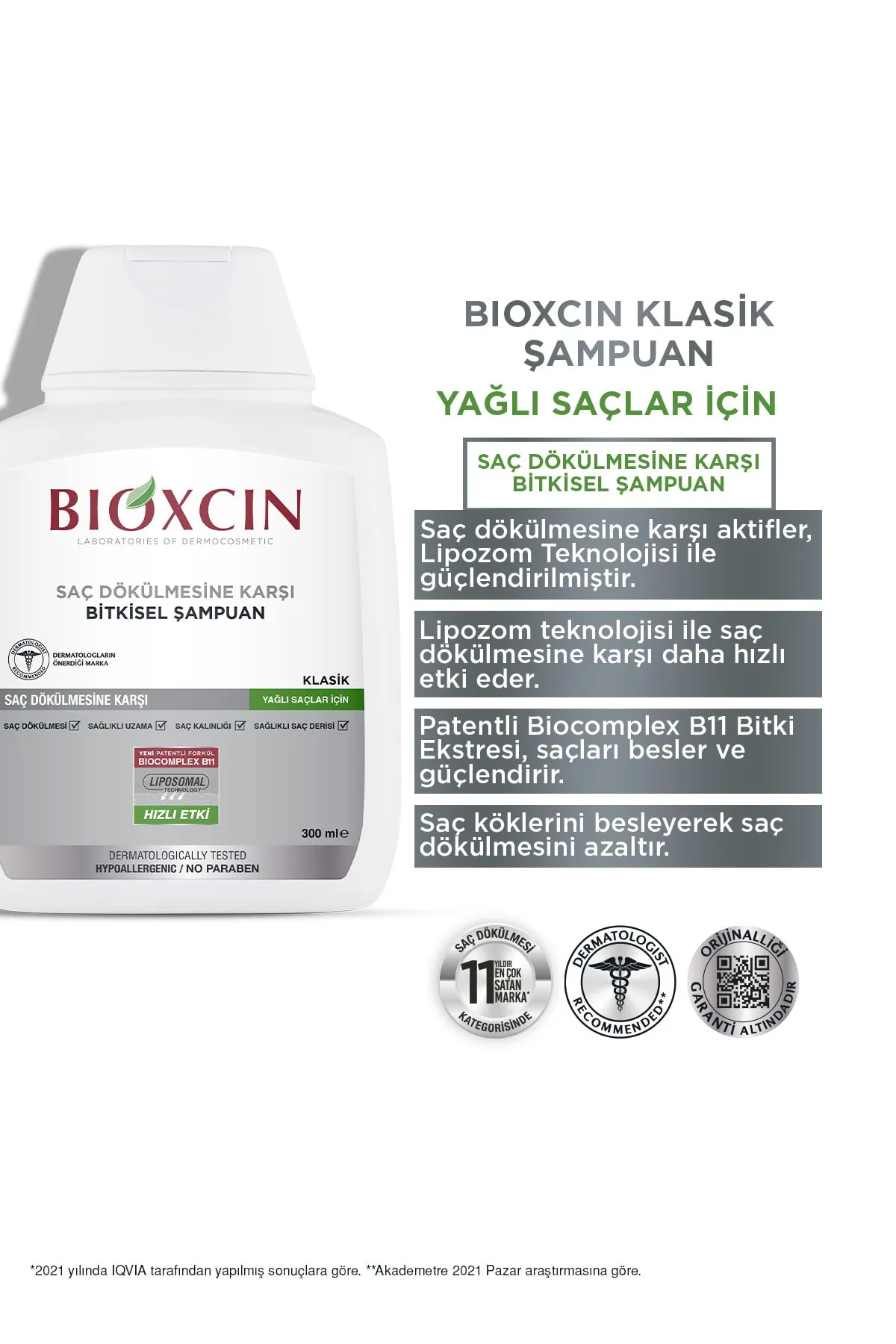 BIOXCIN Genesis Şampuan 300 ml - Yağlı Saçlar - 3