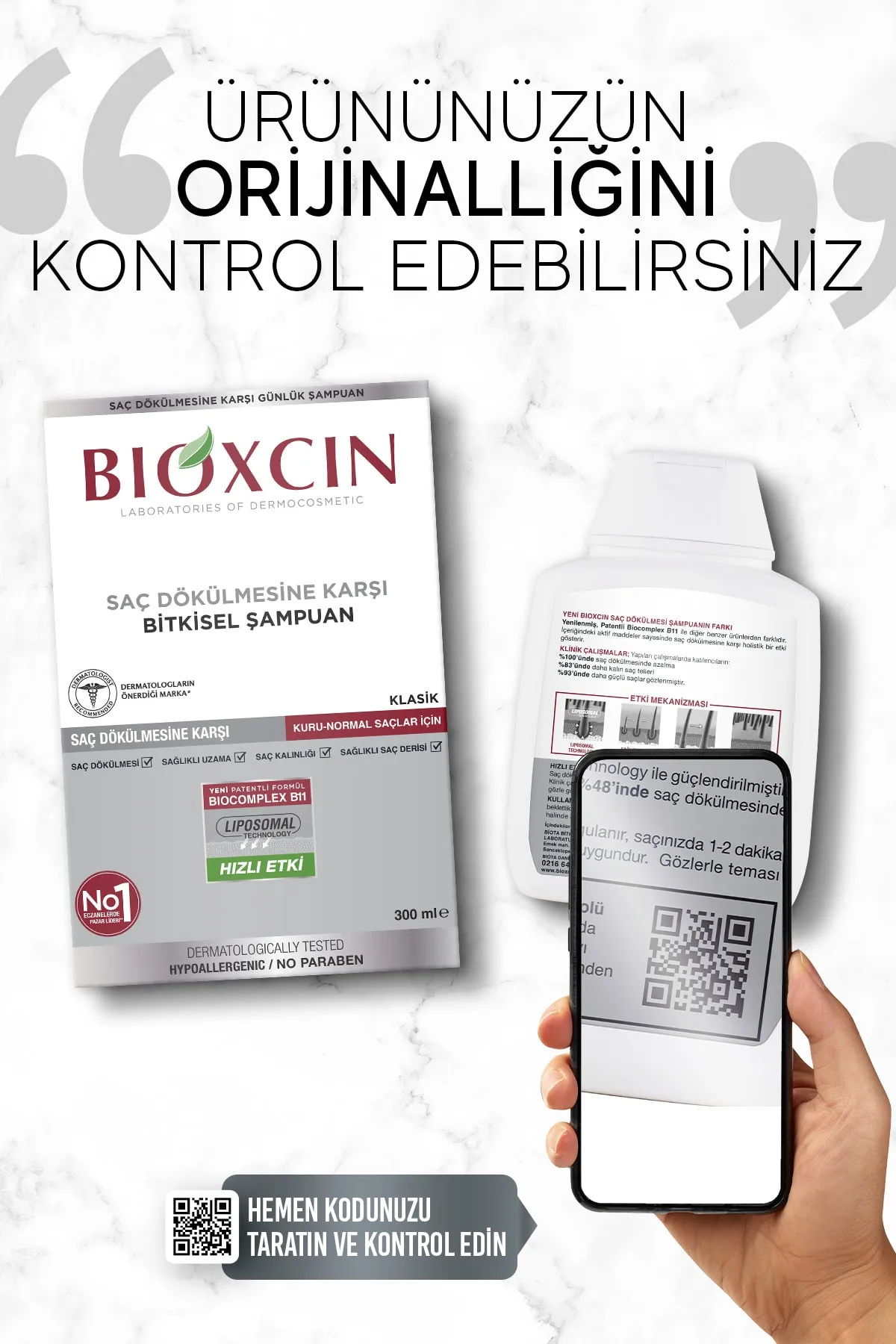 Bioxcin Genesis Şampuan Kuru & Normal Saçlar 300 ml - 3