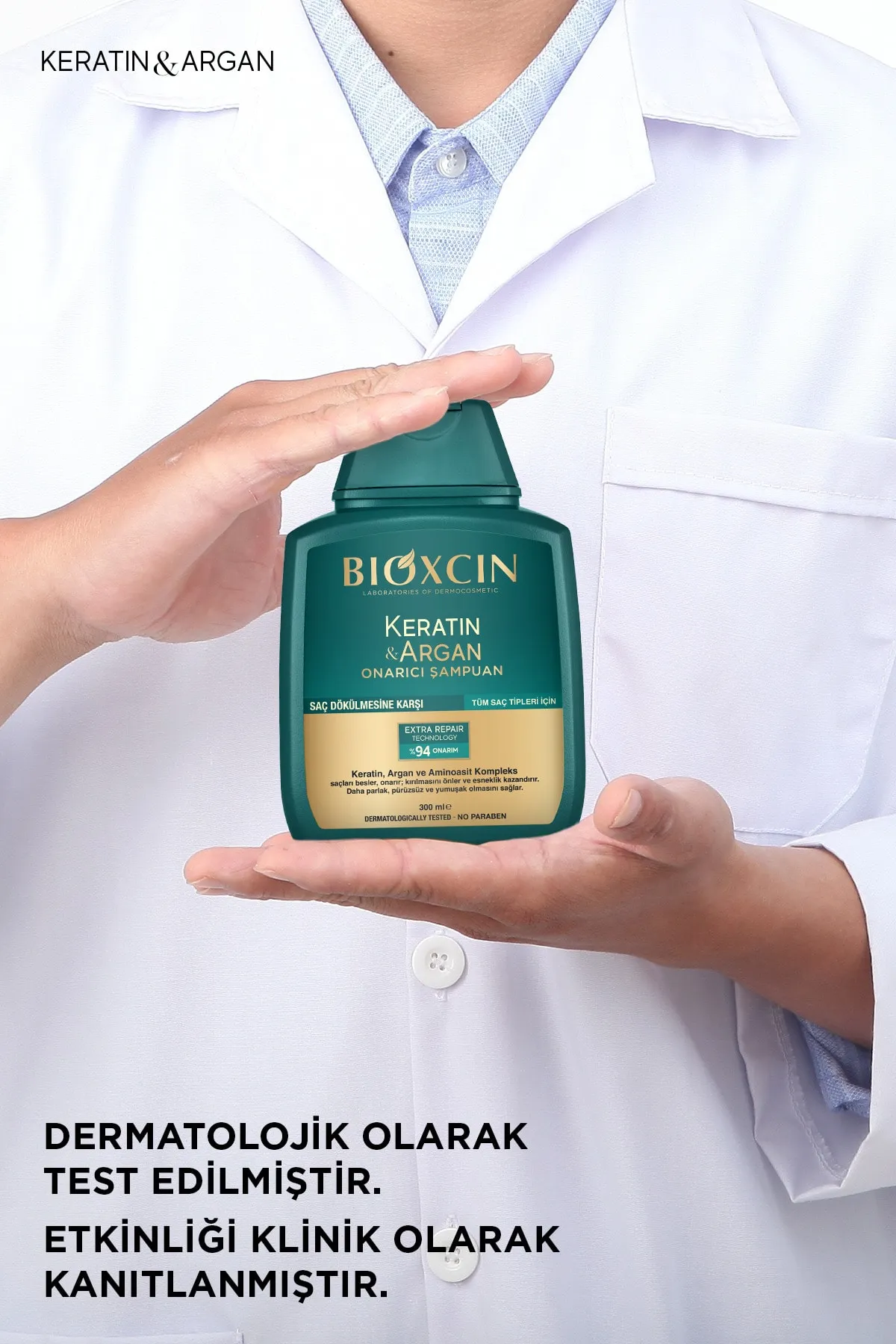 Bioxcin Şampuan Keratin Argan Onarıcı 300 ml - 7