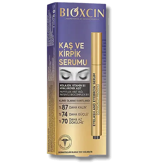 Bioxcin Kolajen ve Hyaluronik Asit İçerikli Kaş ve Kirpik Serumu 3 ml - 1