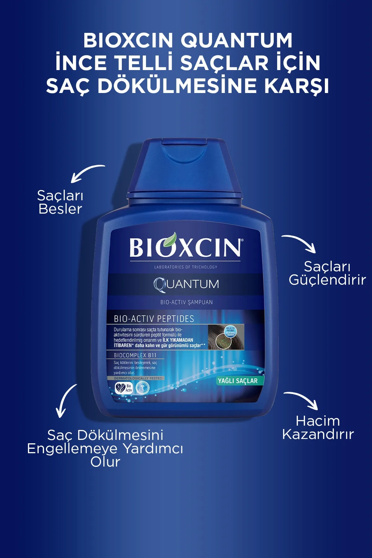 Bioxcin Quantum Yağlı Saçlar İçin Şampuan 300 ml - 4