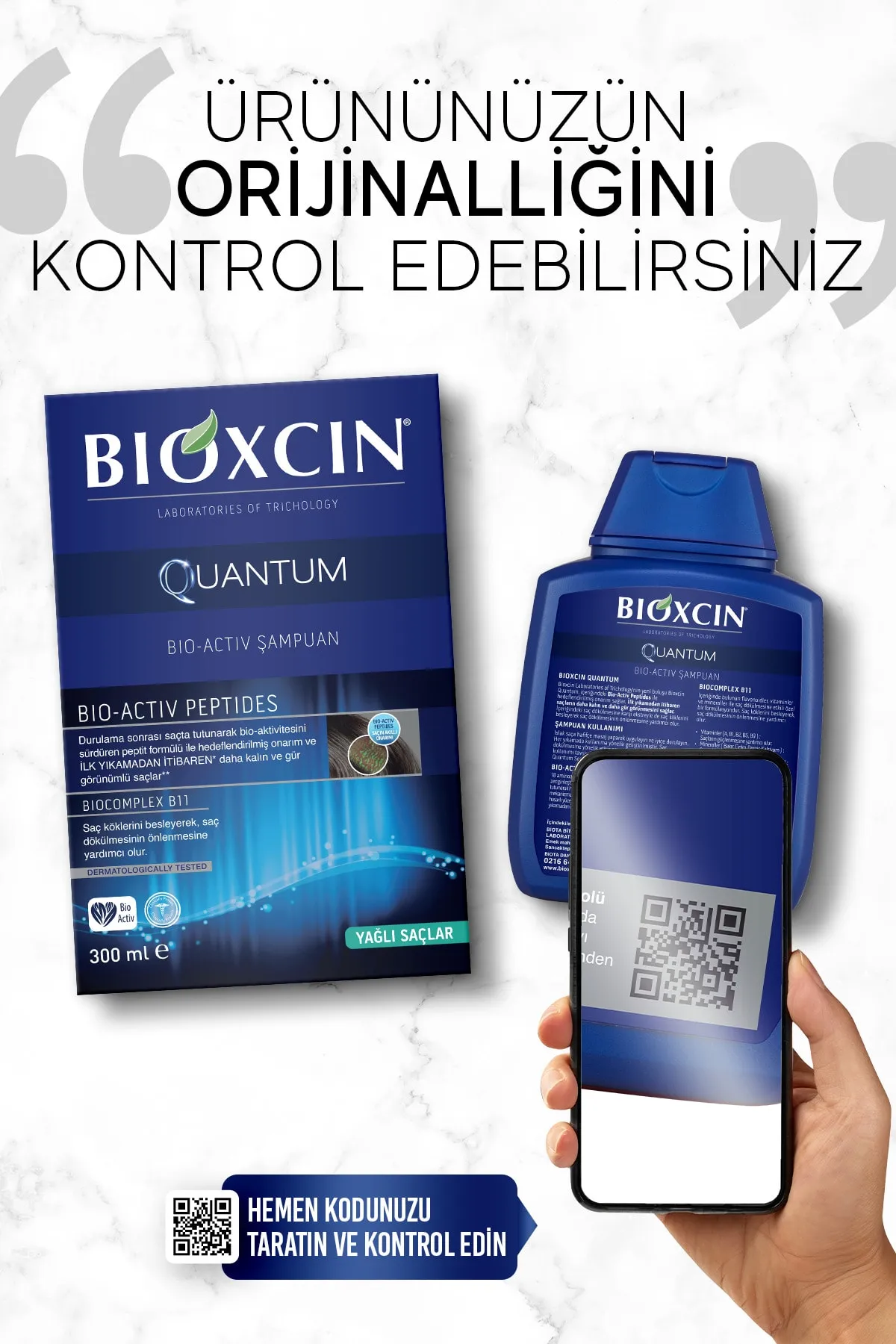 Bioxcin Quantum Yağlı Saçlar İçin Şampuan 300 ml - 3