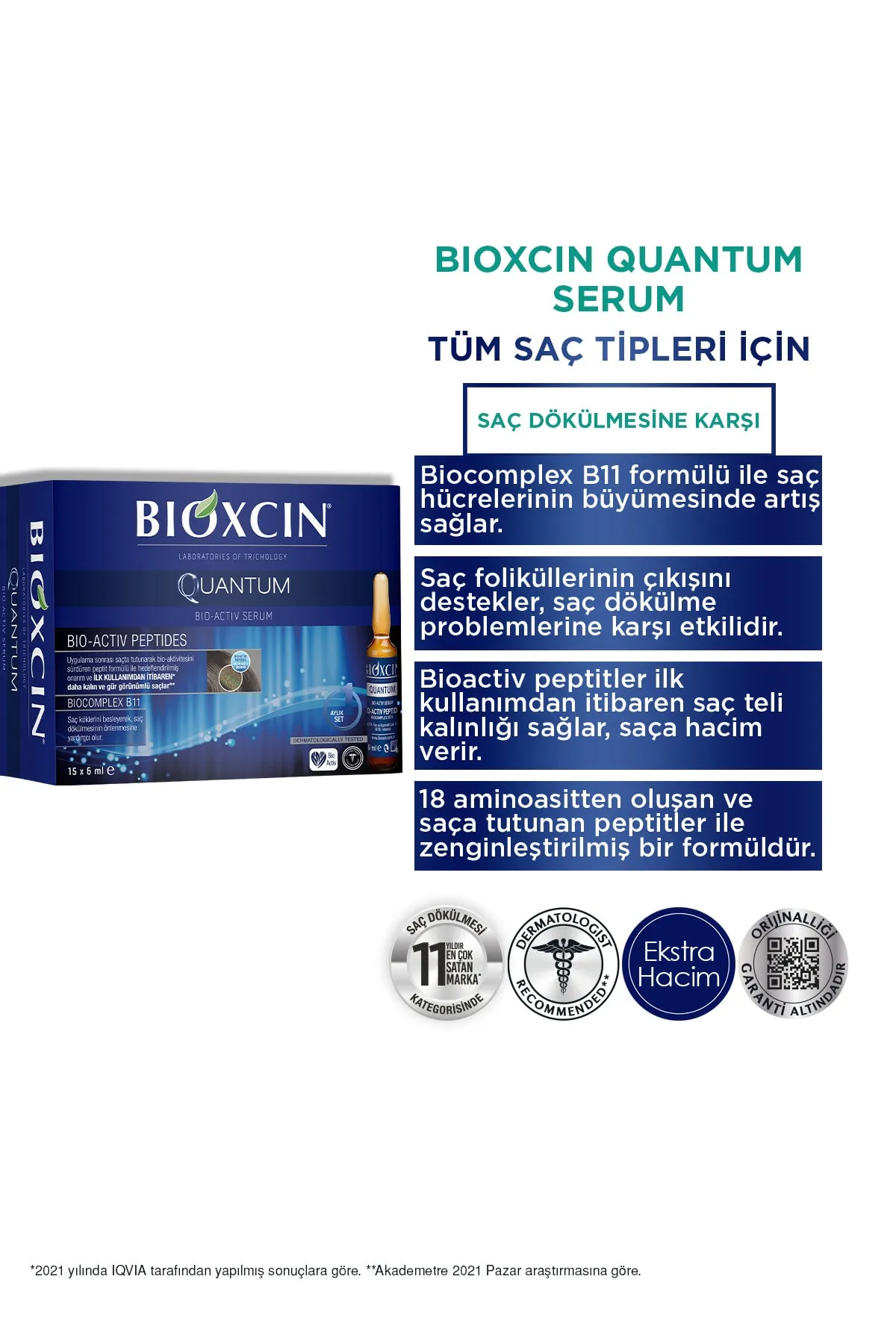 BIOXCIN Quantum Serum 15 x 6 ml - 3