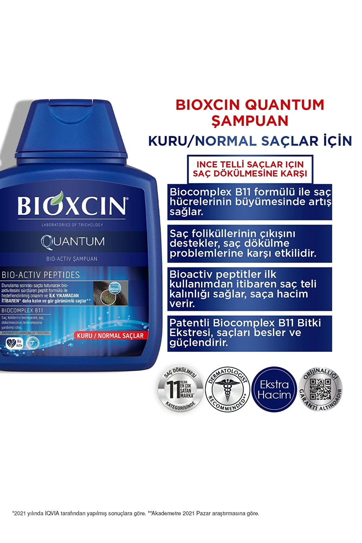 Bioxcin Quantum 3Al 2Öde ( Kuru / Normal Saç ) - 2