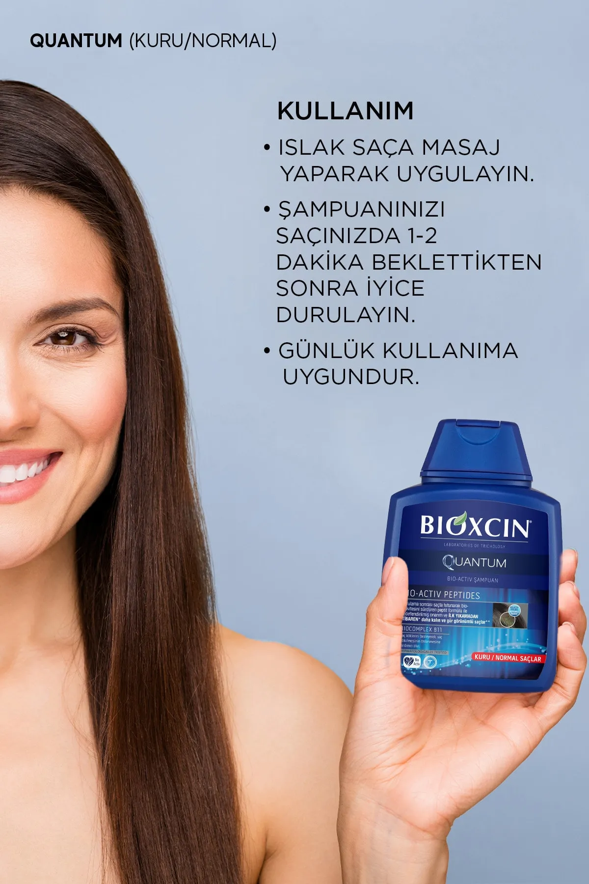 BIOXCIN Quantum Şampuan 300 ml - Kuru ve Normal Saçlar - 7