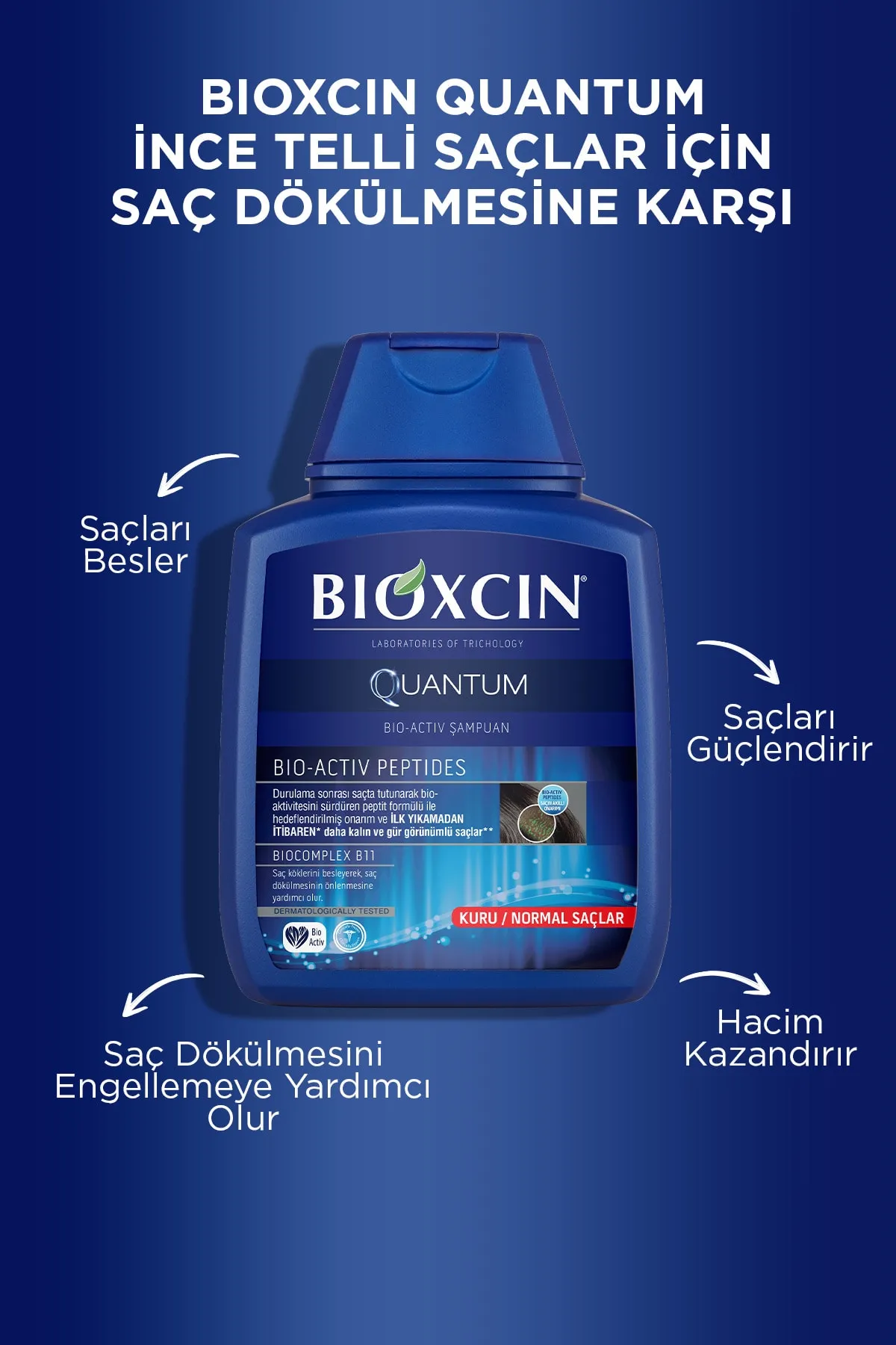BIOXCIN Quantum Şampuan 300 ml - Kuru ve Normal Saçlar - 4