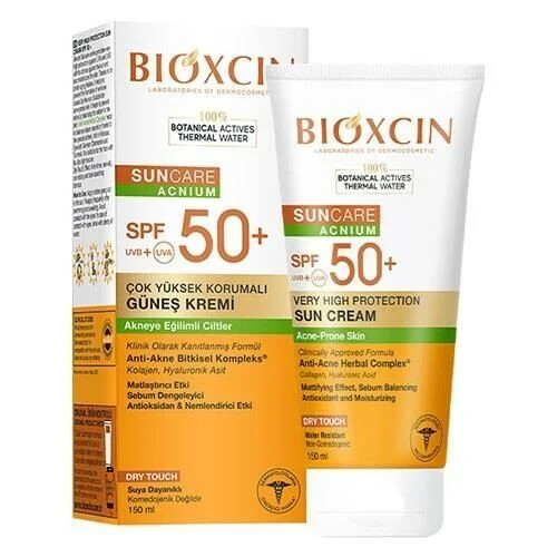 Bioxcin Sun Akneye Eğilimli Cilt Güneş Kremi SPF50 150ml - Bioxcin