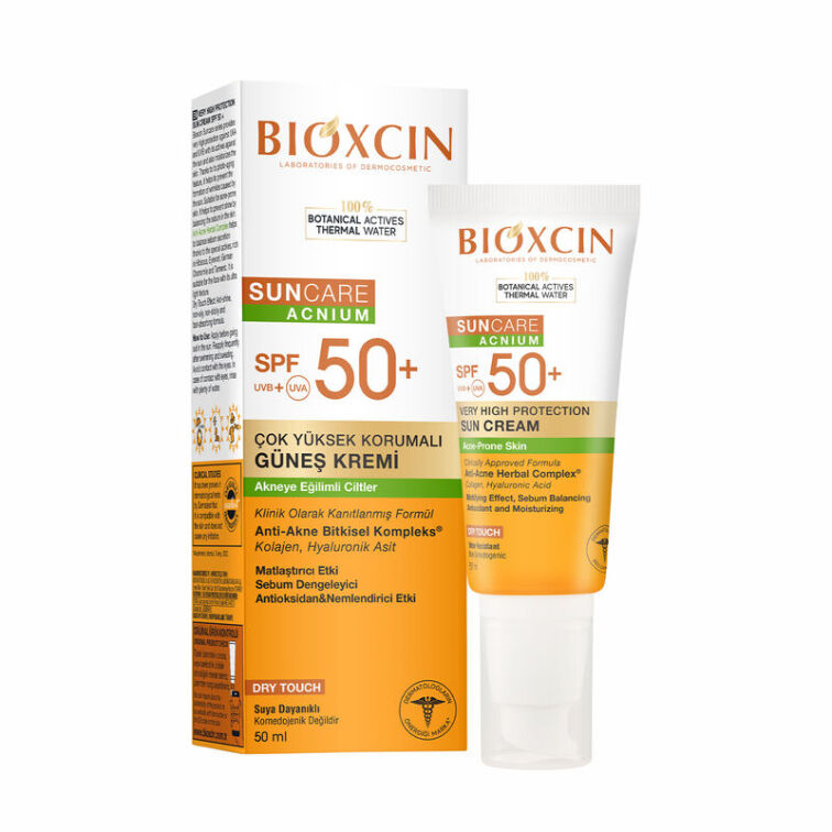 Bioxcin Sun Care Düzensiz Ciltler için Spf 50 Güneş Kremi 50 ml - 1