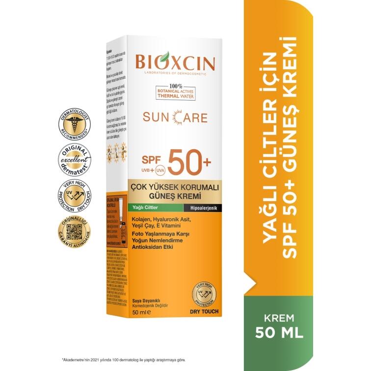 Bioxcin Sun Care Melatone Krem Renkli SPF50 50 ml - 1