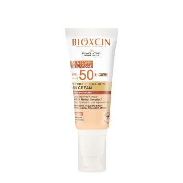 Bioxcin Sun Care Melatone Lekeli Ciltler için 50 ml 50 Faktör Renkli Güneş Kremi - Bioxcin