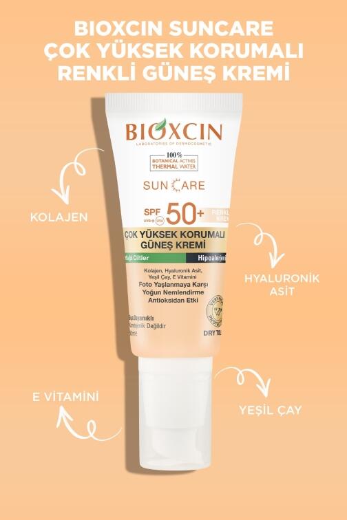Bioxcin Sun Care Yağlı Ciltler için Güneş Kremi SPF 50+ 50 ml - Renkli - 2