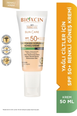 Bioxcin Sun Care Yağlı Ciltler için Güneş Kremi SPF 50+ 50 ml - Renkli - 4