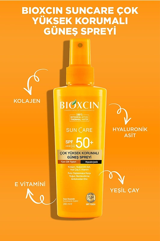 Bioxcin Sun Care Çok Yüksek Korumalı Güneş Spreyi Spf 50+ - 3