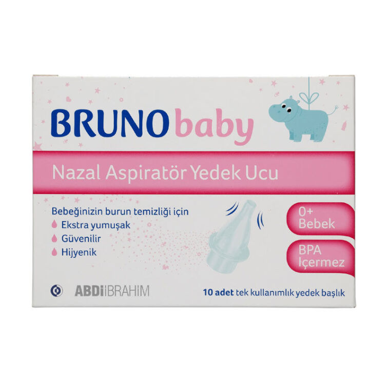 Bruno Baby 10'lu Nazal Aspiratör Yedek Uç - 1