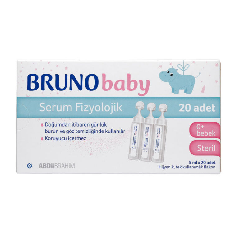 Bruno Baby 5 ml 20'li Flakon Serum Fizyolojik - 1