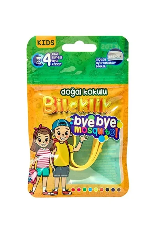 Bye Bye Mosquito Doğal Kokulu Çocuk Sinek Kovucu Bileklik - 1