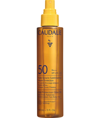 Caudalie Yüksek Korumalı Işıltı Veren Güneş Yağı SPF50 150 ml - Caudalie