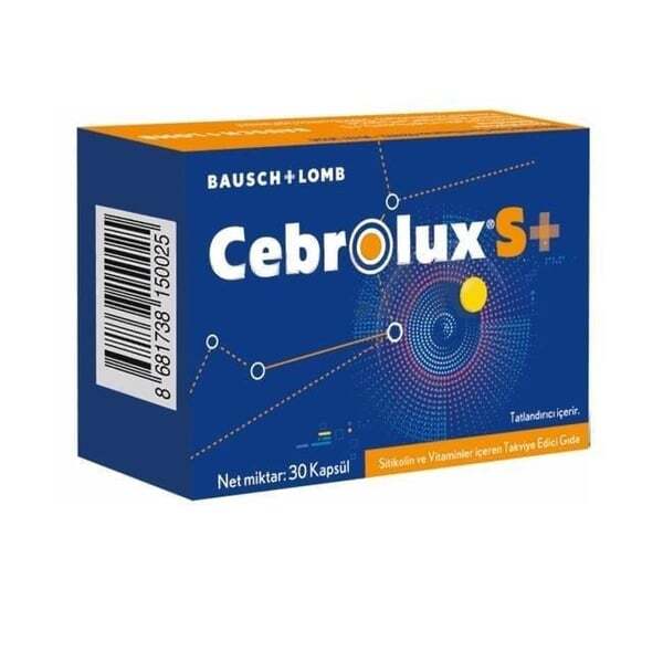 Cebrolux S + Sitikolin Vitamin 30 Kapsül - 1