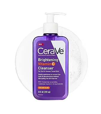 CeraVe Brightening Vitamin C Aydınlatıcı Yüz Temizleme Jeli 236 mL - 4