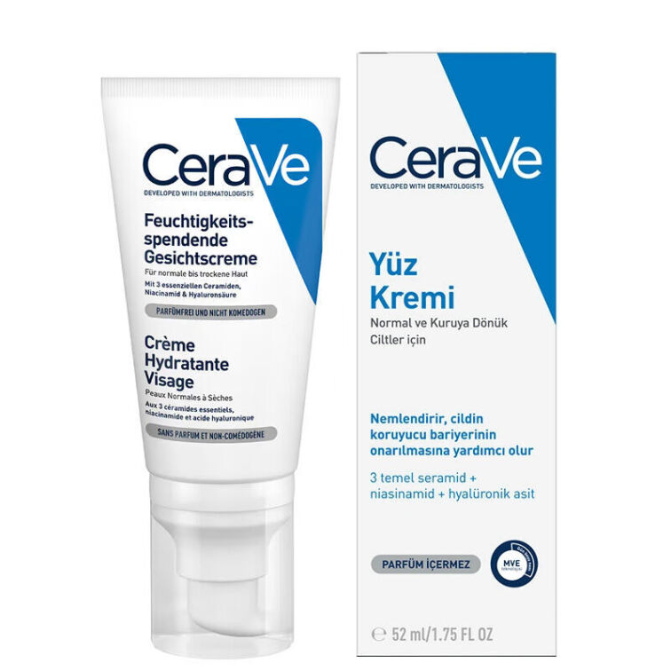 Cerave Nemlendirici Yüz Kremi 52 ml - 1