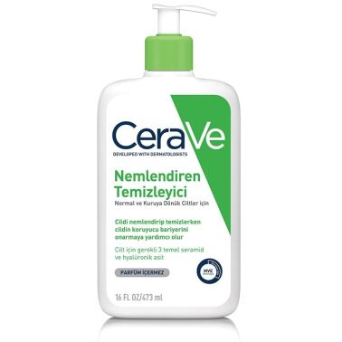 CeraVe Normal Ve Kuru Ciltler İçin Nemlendiren Temizleyici 473 ml - CeraVe