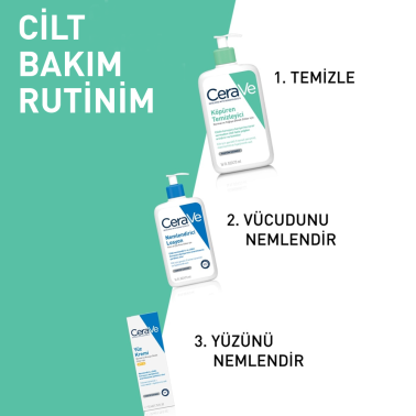 Cerave Foaming Cleanser Normal & Yağlıya Dönük Ciltler İçin 236 ml - 8