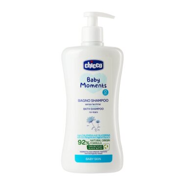 Chicco Baby Moments Doğal Saç ve Vücut Şampuanı 500 ml - Chicco