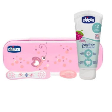 Chicco Diş Bakım Seti - Pembe - Chicco