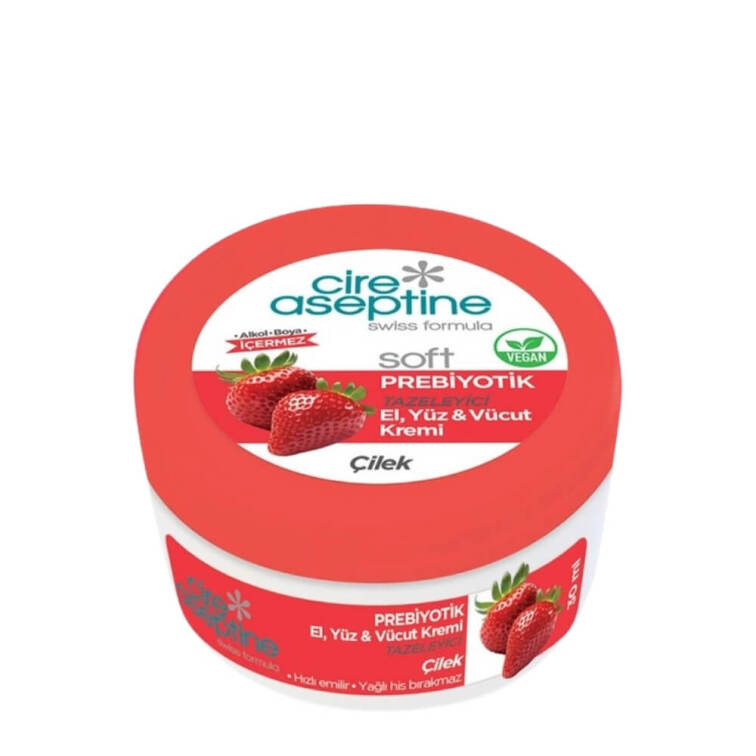 Cire Aseptine Soft Çilekli Krem 30 ml - 1