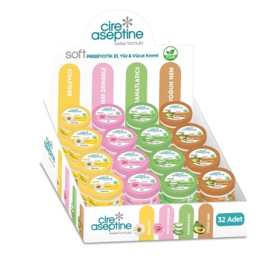 Cire Aseptine Soft Prebiyotik El Kremi 30ml Set 32Li - Cire Aseptine