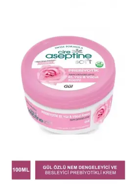 Cire Aseptine Soft Prebiyotik Gül El Yüz ve Vücut Kremi 100 ml - Cire Aseptine