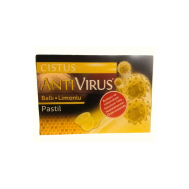 Cistus Antivirus Ballı Limonlu Pastil 10 Adet - Cistus