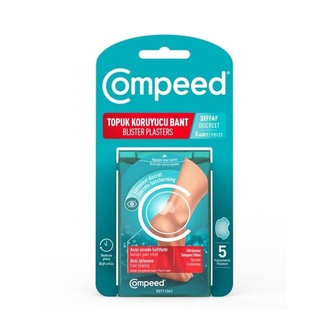 Compeed Topuk Koruyucu Bant Şeffaf 5li - 1