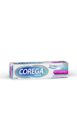 Corega Super Tat İçermez Diş Protezi Yapıştırıcı Krem 40 gr - 2