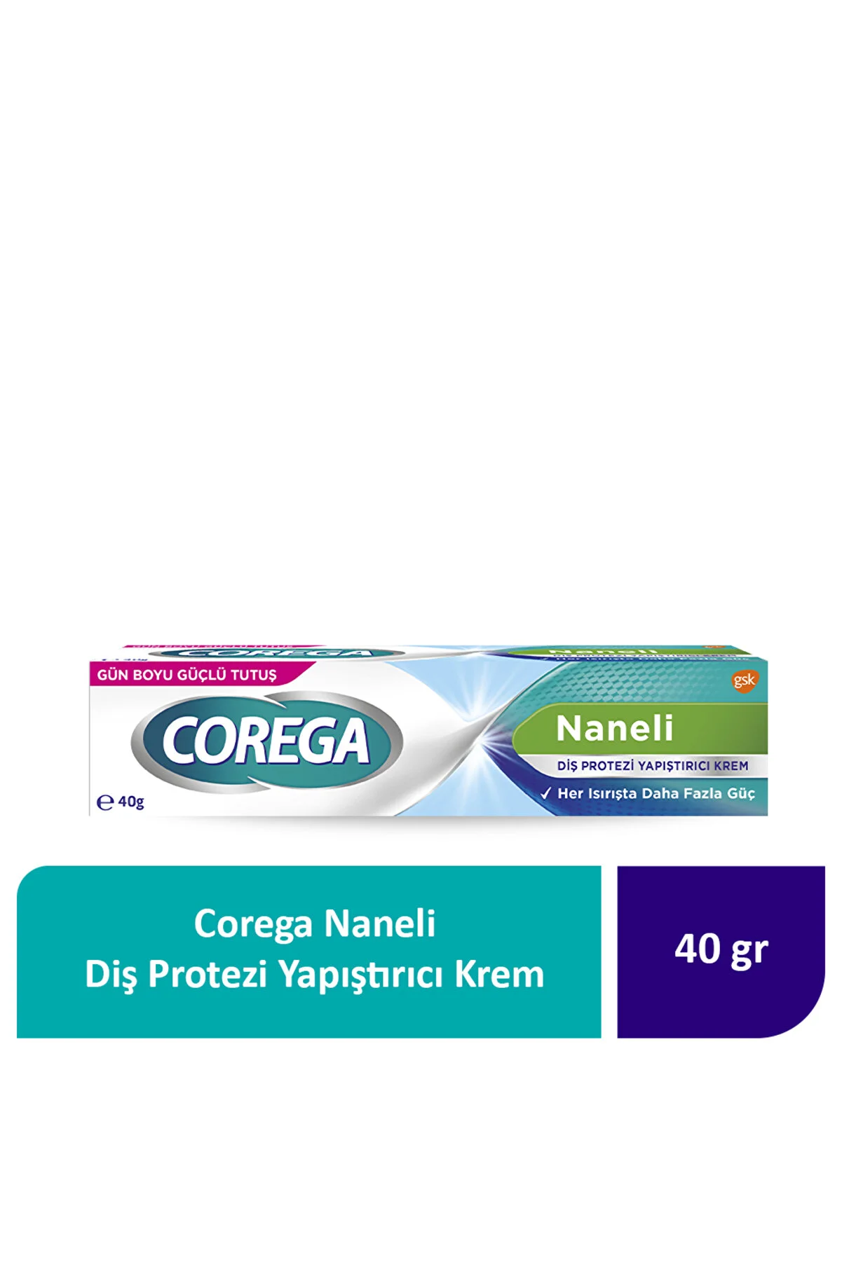 Corega Super Diş Protezi Yapıştırıcı Krem Naneli 40 gr - 2