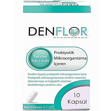 Denflor Probiyotik 10 Kapsül - Denflor