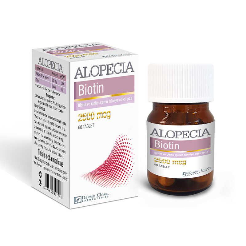 Dermo Clean Alopecia Biotin 2500 mcg 60 Tablet
