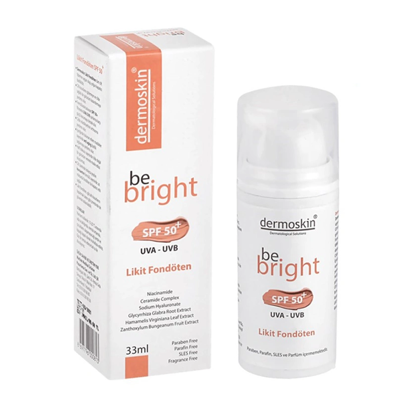Dermoskin Be Bright Spf50+ Likit Fondöten 33 ml - Medium - 1