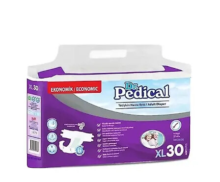 Dr.Pedical Dr. Pedical Eco Belbantlı Hasta Bezi Extra Büyük (xl) 30 Adet - Dr.Pedical