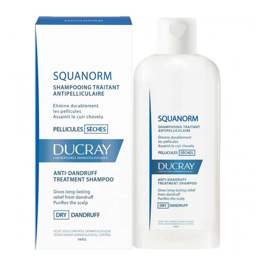 Ducray Squanorm Pellicules Grasses Shampoo 200ml