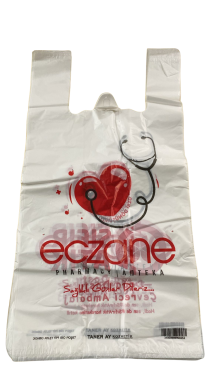 Eczane Poşeti Atlet Tipi TANER AY Büyük Boy 30x60 cm 1 kg - Taner Ay