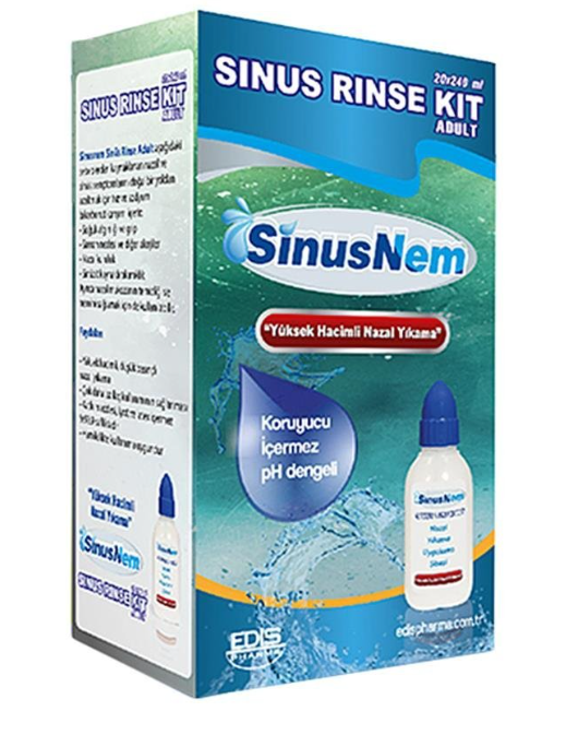Edis Pharma Sinusnem Yetişkin Burun Yıkama Kiti - 1