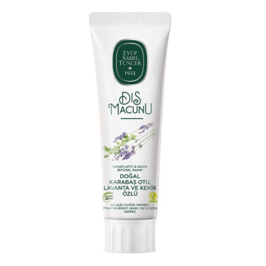 Eyüp Sabri Tuncer Doğal Karabaş Otu Lavanta ve Kekik Özlü Florürsüz Diş Macunu 90 ml - Eyüp Sabri Tuncer