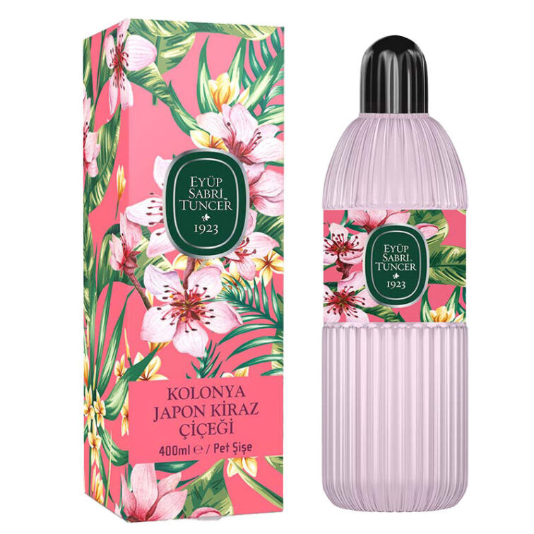Eyüp Sabri Tuncer Japon Kiraz Çiçeği Pet Şişe Kolonya 400 ml - 1