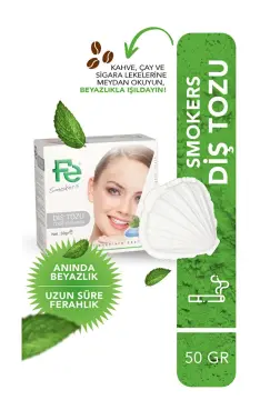 Fe Smokers Naneli Diş Tozu 50 G - FE