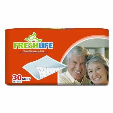 Fresh Life Yatak Koruyucu Örtü 60x90 30 Adet - Freshlife