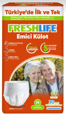 Freshlife Emici Külot Orta Boy M 30'lu Hasta Bezi - Freshlife
