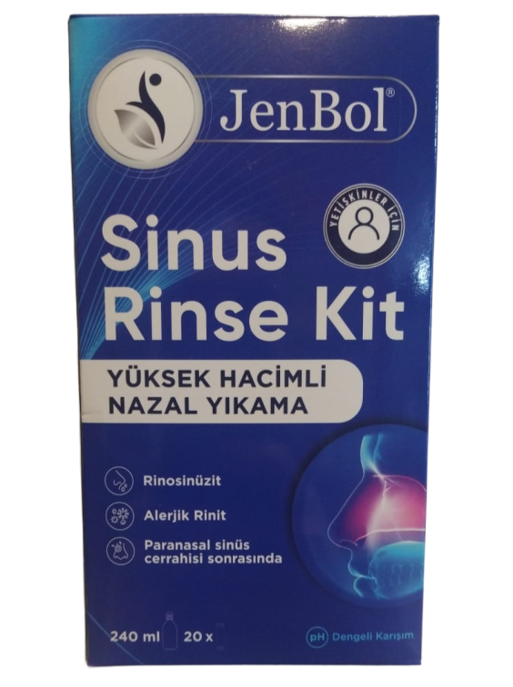 Jenbol Burun ve Sinüs Temizleme Kiti 240 ml 20'li - 1
