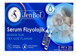 Jenbol Fizyolojik Serum 5 ml x 20 Flakon - Jenbol